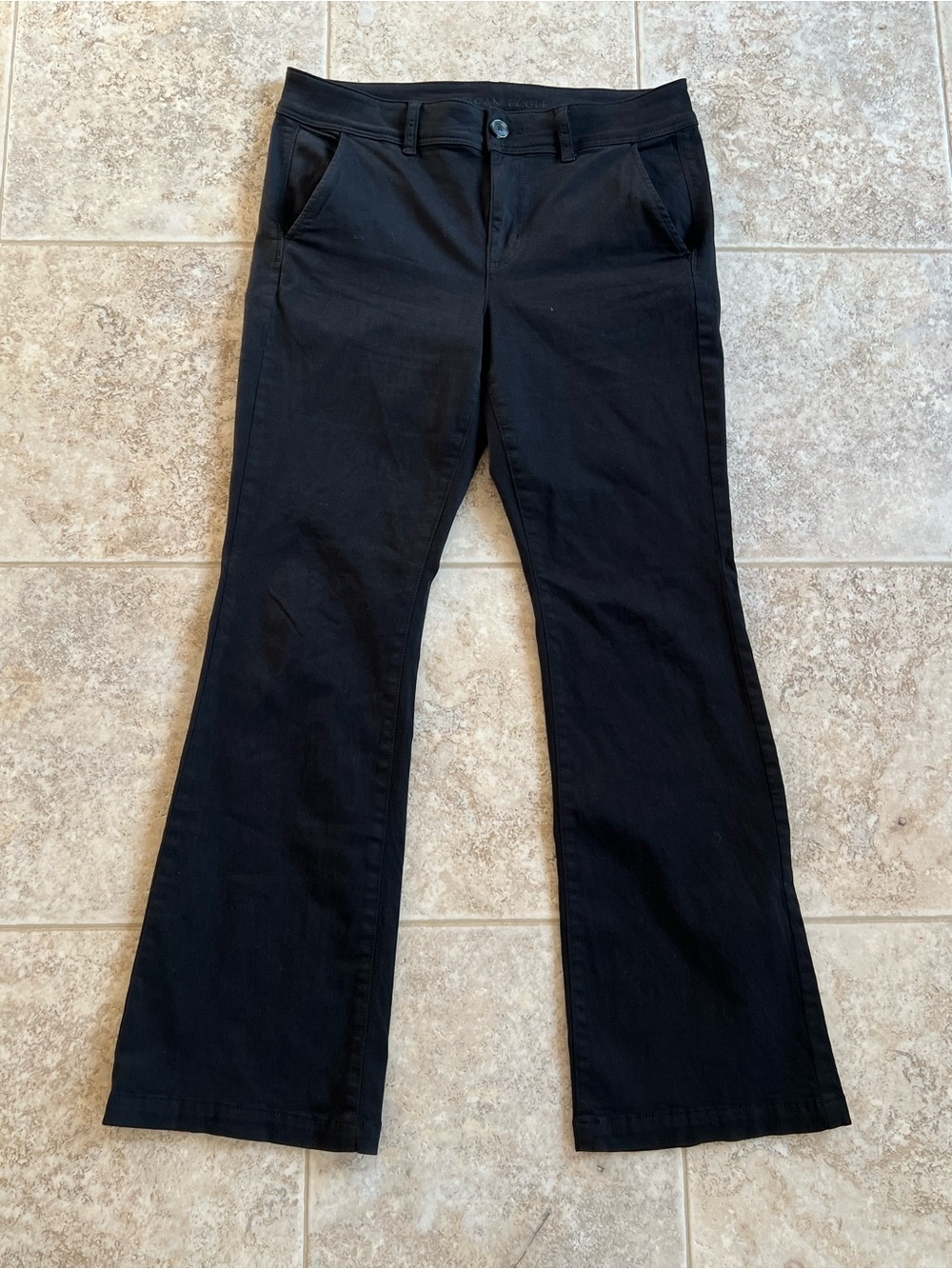 Women's Black Kick Boot American Eagle Outfitters 12 - Comfortable Everyday Fit